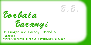 borbala baranyi business card